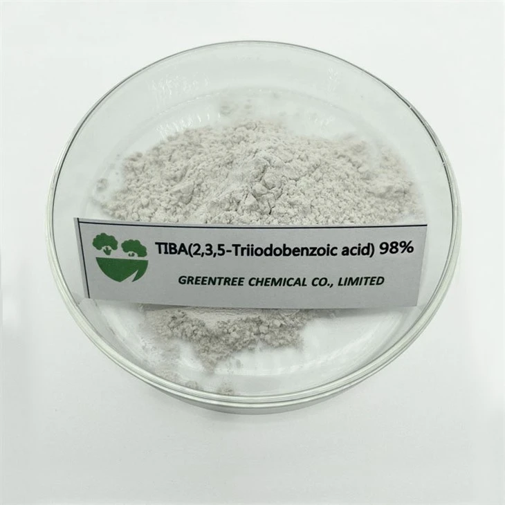 2,3,5-Triodobenzoic Acid Tiba 98% Tc Ritardant tat-Tkabbir tal-Pjanti